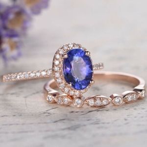 NEW 18K Gold Filled Sterling Silver Rose Gold Ring